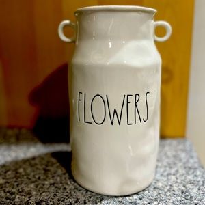 Rae Dunn Flowers vase